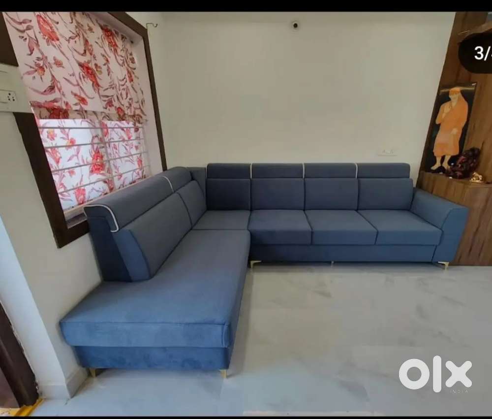 4 seater sofa with longer and designing back and comfortable sitting