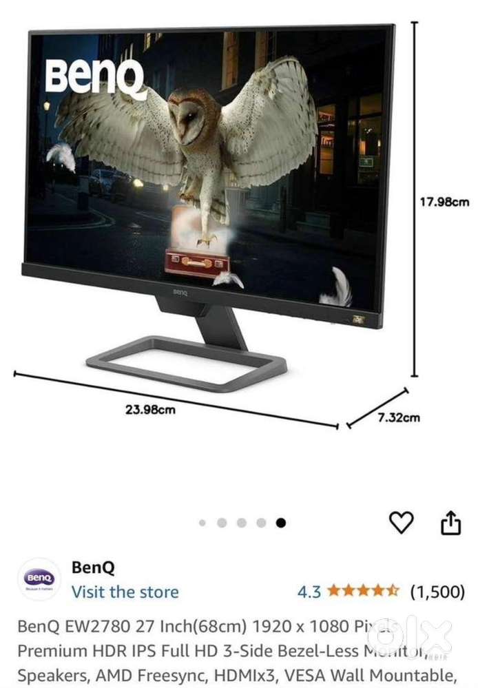 Benq 27 inch monitor