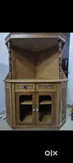 Almirah made of iron and wodden  table
