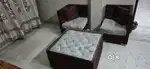Puffy set with table