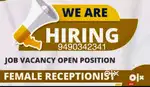Wanted female receptionist