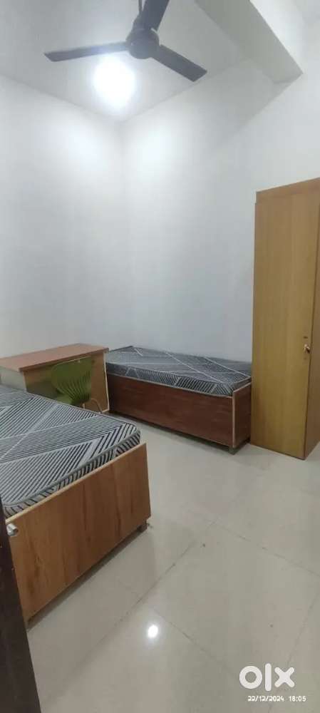 Independent hostel,rooms and library in one building