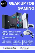 PS4 PS5 PC ALL TYPE OF GAMING CONSOLE AVAILABLE we also buy