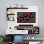 New full size wooden tv wall unit led wall unit modern lcd tv cabinet