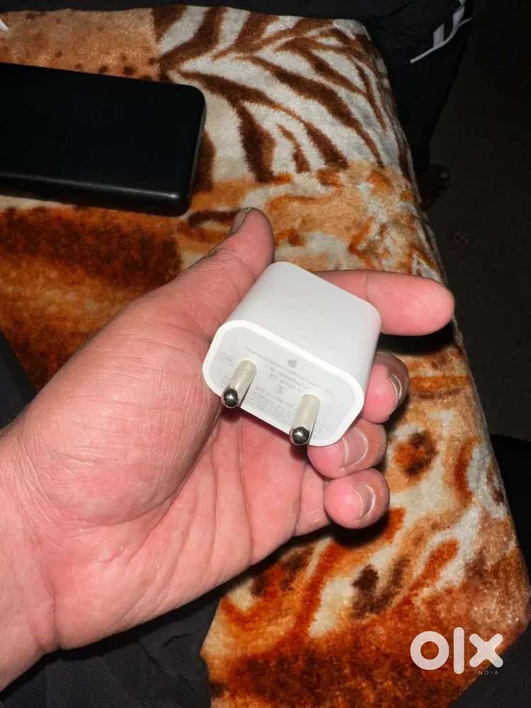 Original iPhone adapter and power bank