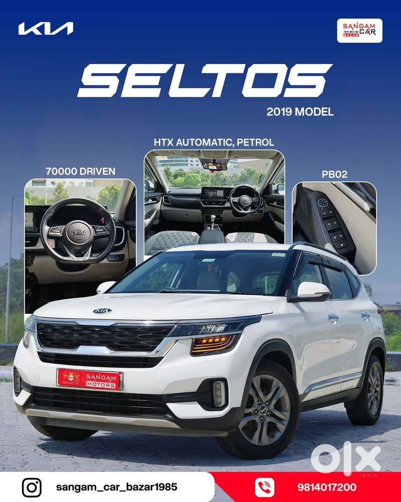 Kia Seltos 1.5 HTX AT Petrol, 2019, Petrol