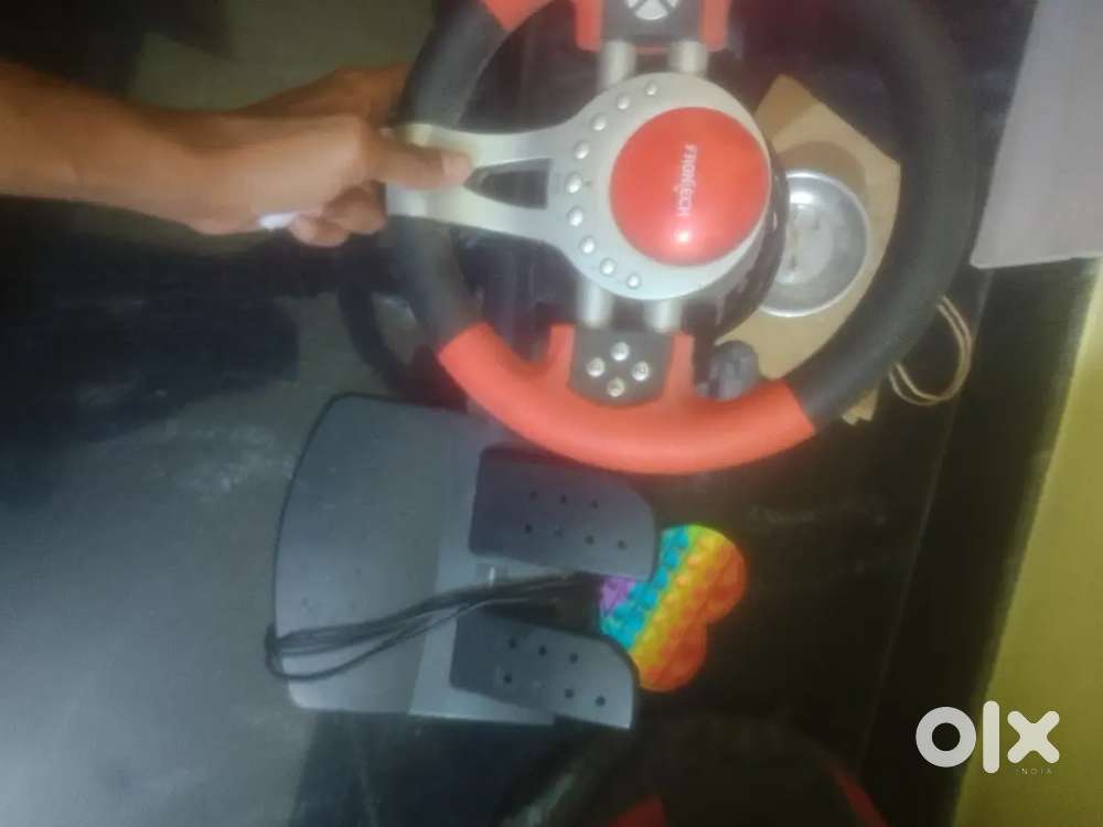 Frontech pc ps gaming wheel