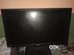 Dell monitor and power cable and vga cable and mouse