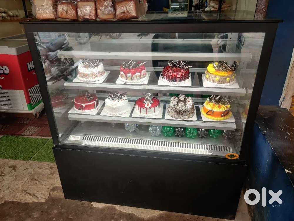 Western cake n sweet display counter