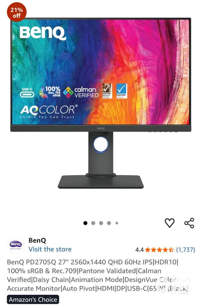 BenQ  27inch monitor