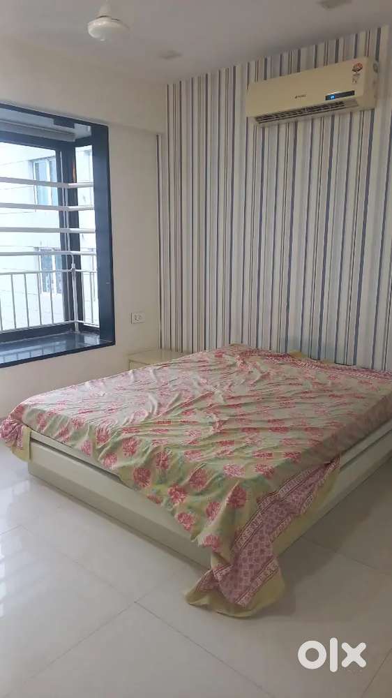 2bhk semi furnished flat is available for rent in wakad