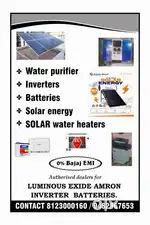 Brand new INVERTERS /BATTERIES/SOLAR WATER HEATER/SOLAR ENERGY