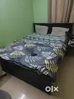 Queen size engineered wood bed