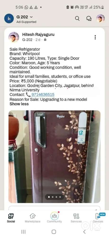 Refrigerator sale