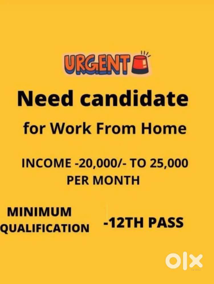 Work from home job