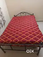 Double coat and Single coat Bed with mattress (available separately)