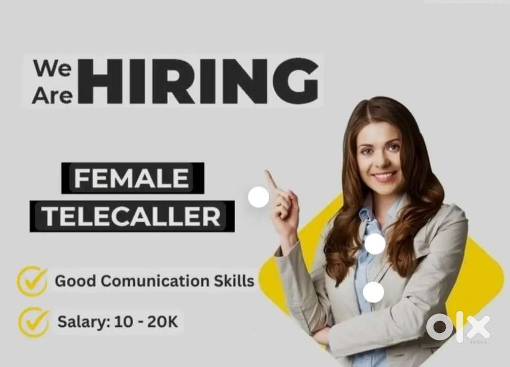 Female tele caller