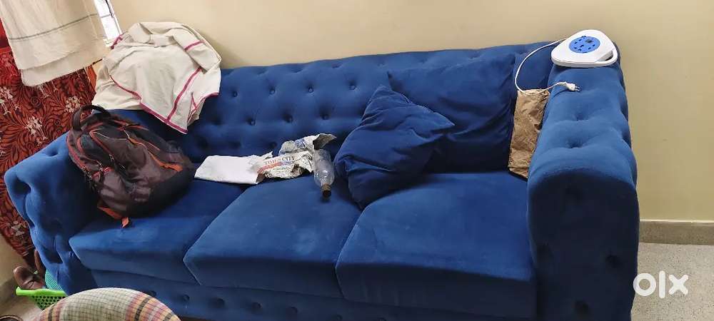 Sofa 3 seater, tv, washing machine, fridge, geyser, stove, mixe,beds