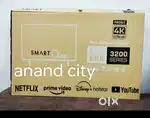 43 inch smart android frameless led tv with 600 channel free in tv