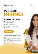 We are hiring Tele Calling, Office staff urgently