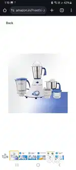 Preeti mixer grinder