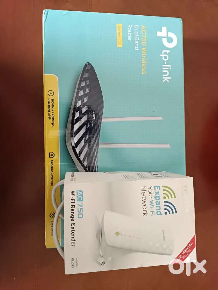 TPlink AC750 Router and AC750 extender