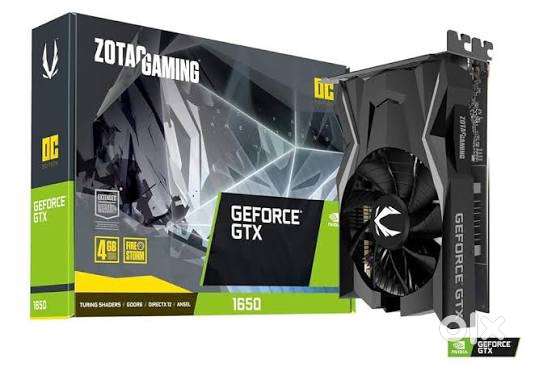 Graphic card zotec 1650 4gb