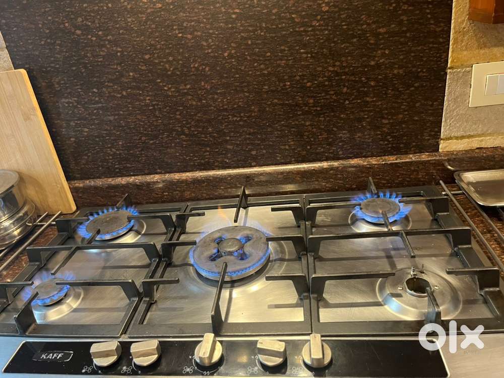 Kaff steel body hob and chimney