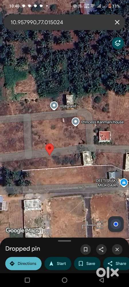 Empty plot for sale