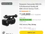 Panasonic ag cx8 4k