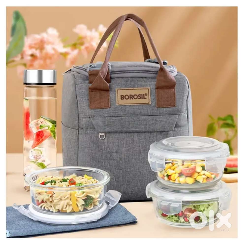 3 Sets of Borosil Pro Lunch Box Set