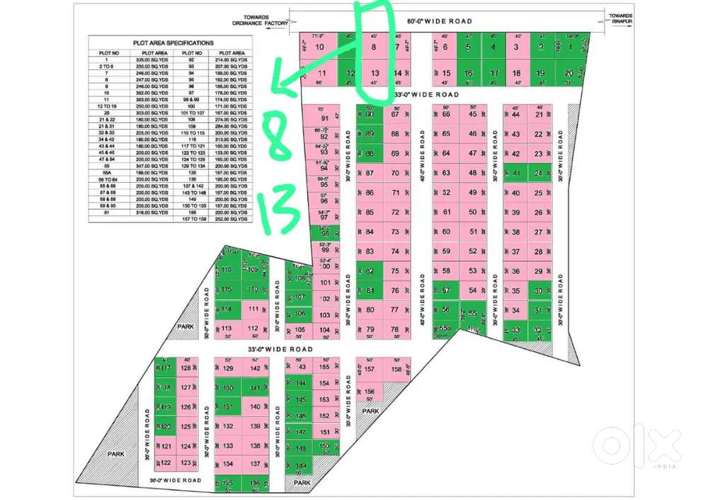 Isnapur to indrakaran commercial plot