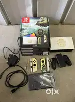 Nintendo Switch Oled Console Legend of Zelda Tears of the Kingdom Used