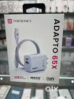 Portronics Adapto 65x gan charger