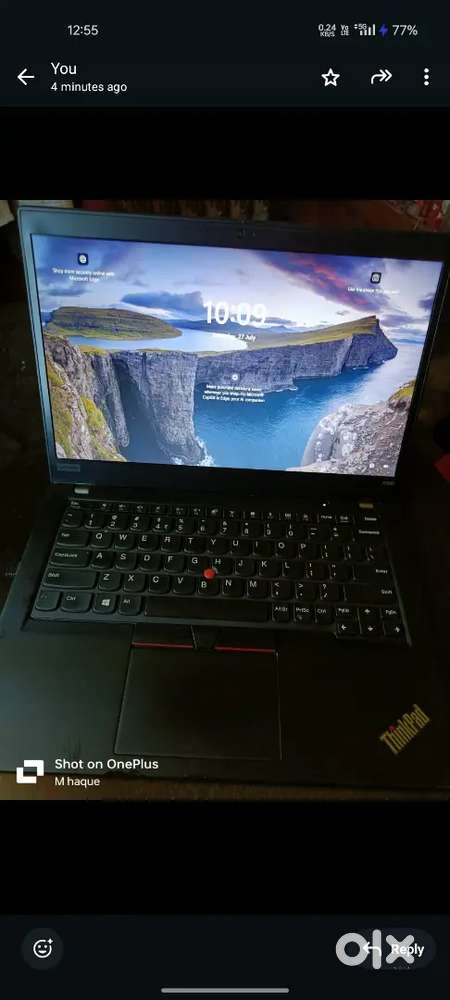 Lenovo ThinkPad i58gen 16Ram 512ssd