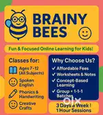 Join Brainy Bees – Where Learning is a Buzzing Adventure!
