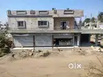 2 side road, 11 feet height , 3 shutter, 46 feet front face
