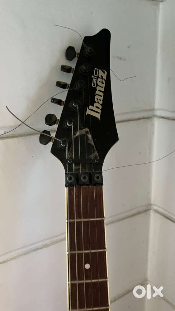 Ibanez Guitar and Marshall Amp