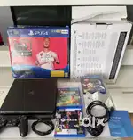 Sony PlayStation 4 (ps4) Black Slim 500GB Console Boxed Bundle