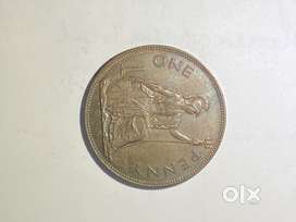 Coin 1938 one penny
