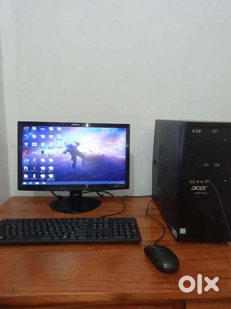 i3 2nd gen cpu +19 inch monitor+keyboard and mouse, desktop full setup