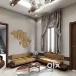 1/3 BHK flats office showroom in interior solution is