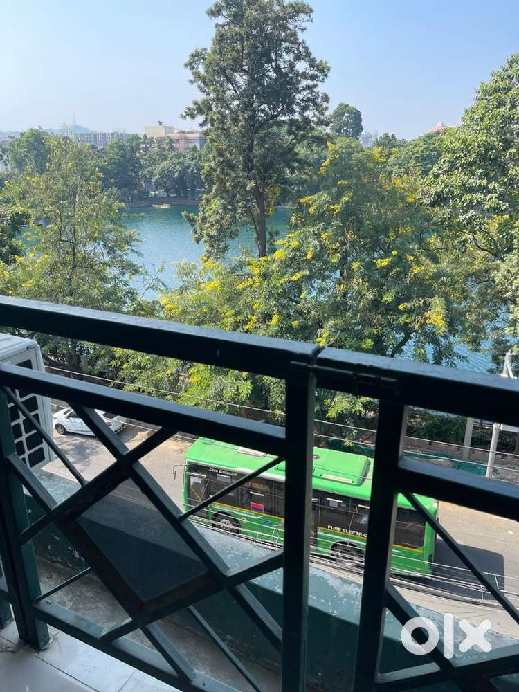 3BHK with 2 balconies facing lake