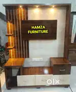 HAMZA FURNITURE NEW SIMPLE LOOK PARTICLE WOOD 6BY6 TV CABINET