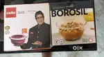 Mix item kitchen & cello milton Borosil new box piece  good condition