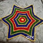hand made rangoli for diwali