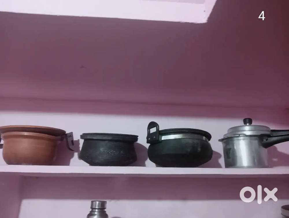 Aluminium cooker 1kg n clay cook pots all sale
