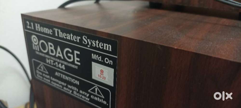 2.1 Wooden Speaker System Home theater– Excellent Sound Quality!