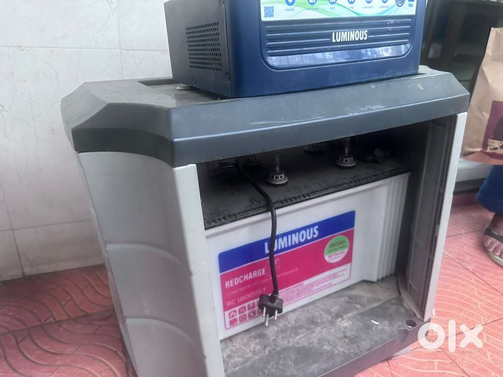 Luminous UPS +150AH Battery + Trolley- Excellent Condition,