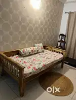 Diwan Bed with mattress and 2 bolsters